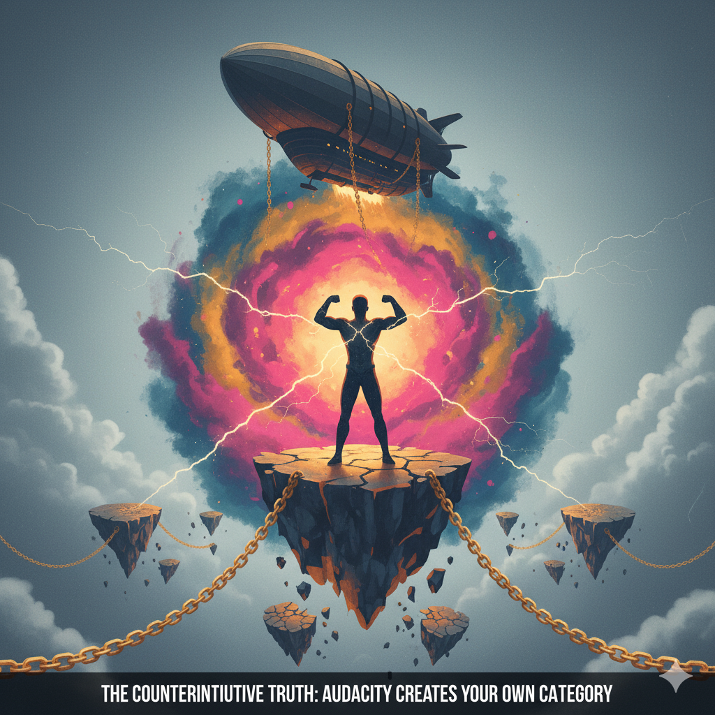 The Counterintuitive Truth: Audacity Creates Your Own Category