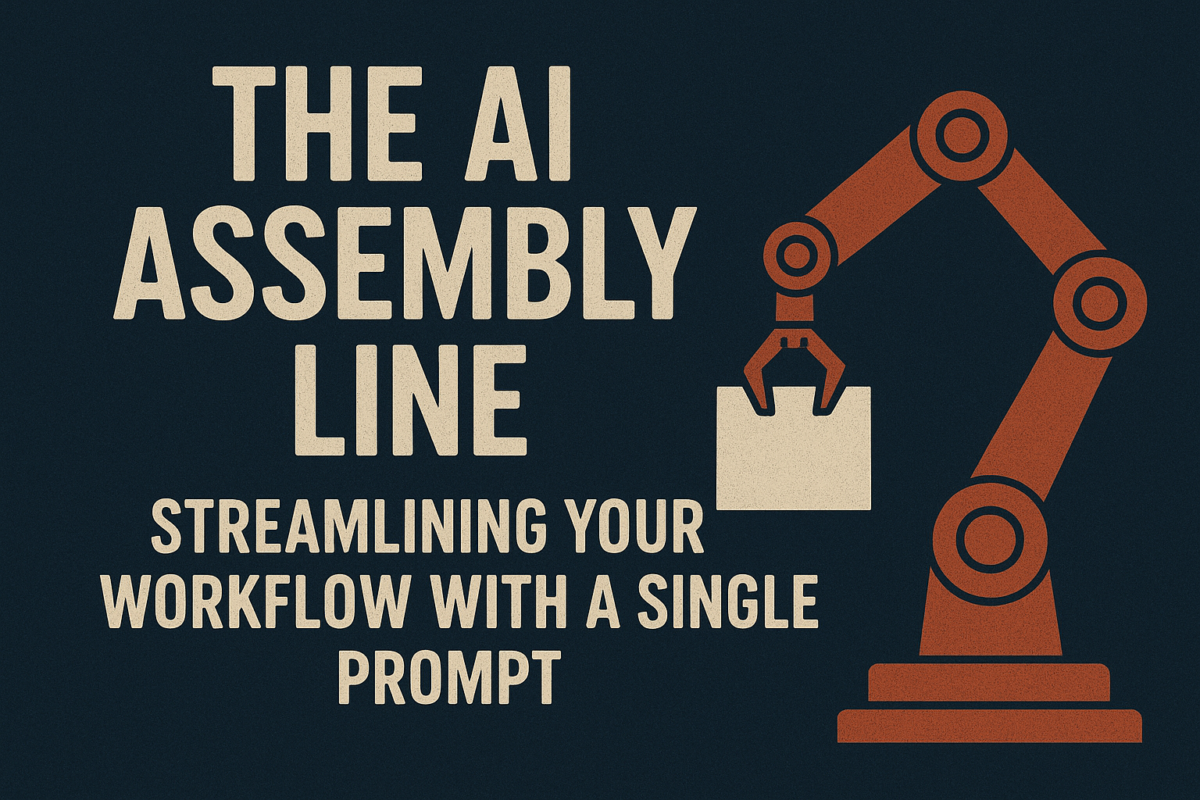 The AI Assembly Line: Streamlining Your Workflow with a Single Prompt
