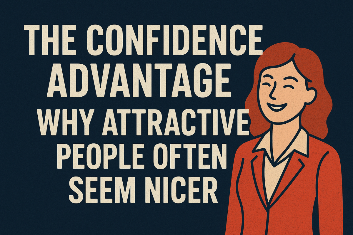 The Confidence Advantage: Why Attractive People Often Seem Nicer