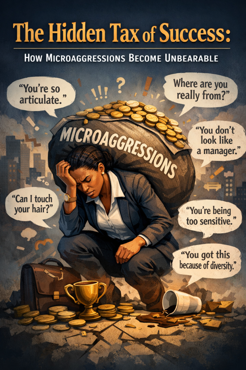 The Hidden Tax of Success: How Microaggressions Become Unbearable
