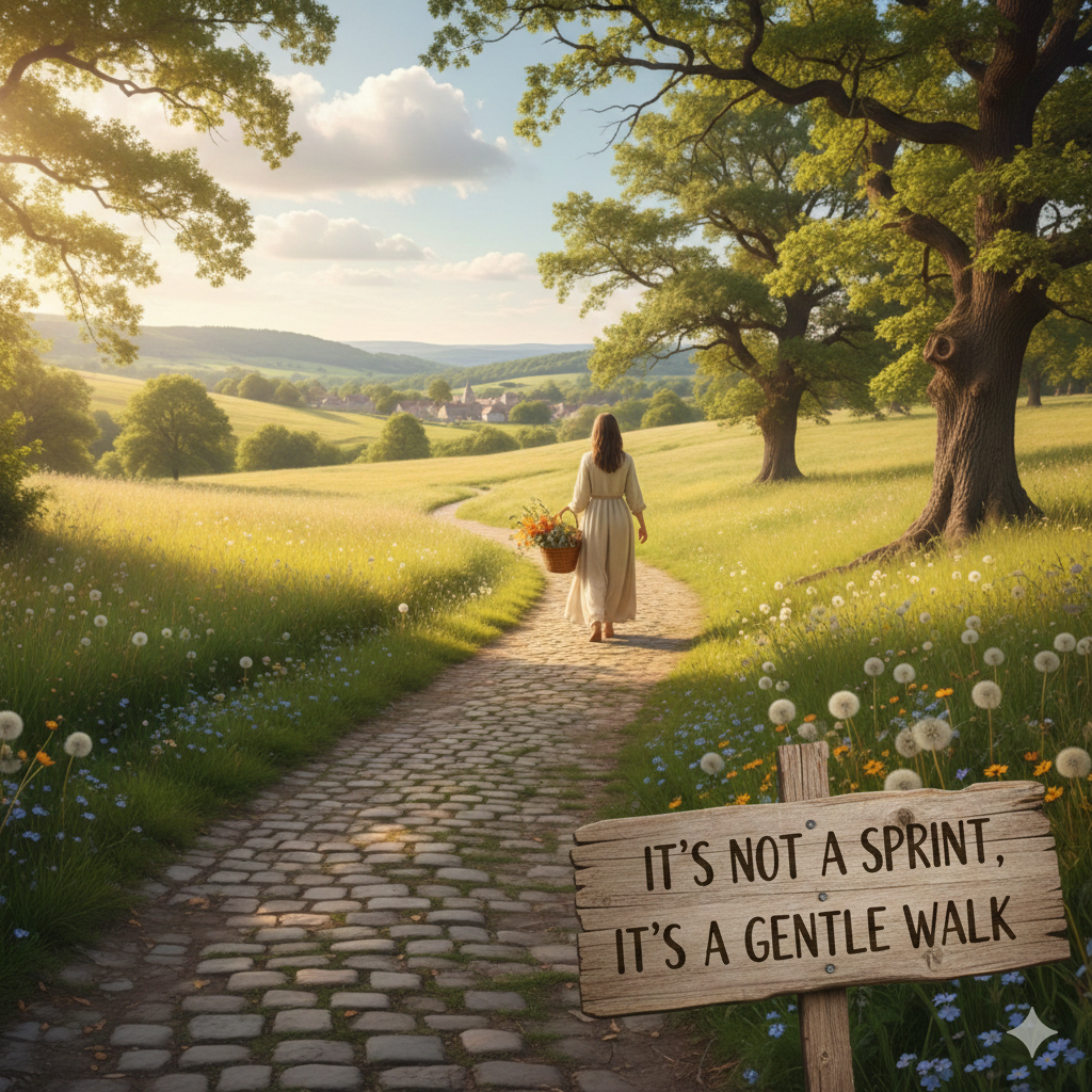 It’s Not a Sprint, It’s a Gentle Walk