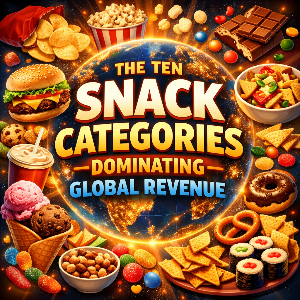 The Ten Snack Categories Dominating Global Revenue