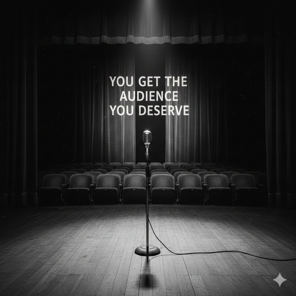 You Get the Audience You Deserve