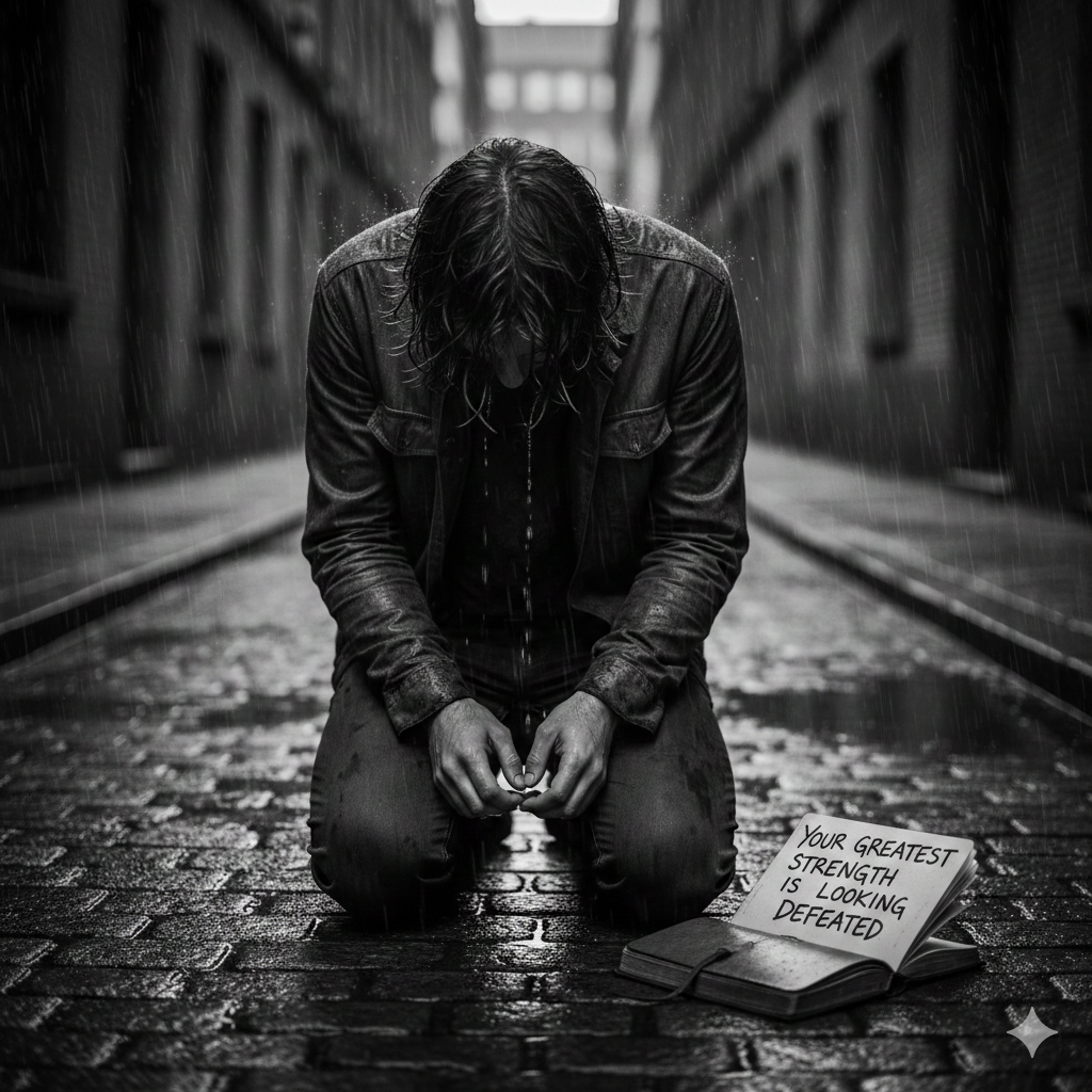 Your Greatest Strength is Looking Defeated