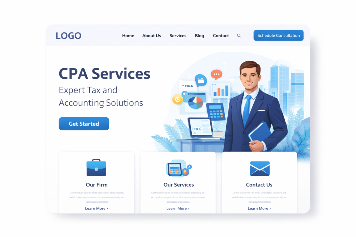 10 Page Website For CPAs